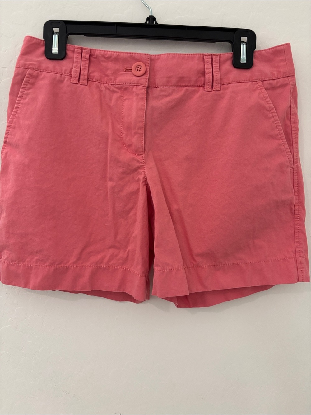 LOFT Coral Pink Chino Shorts